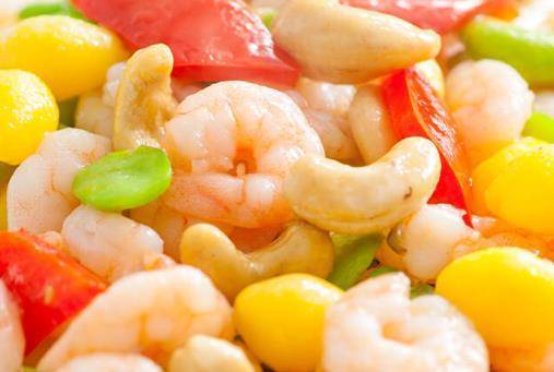 色彩鲜艳清香有味,口感极佳清淡可口,营养丰富益智益脑孩子爱吃_虾仁