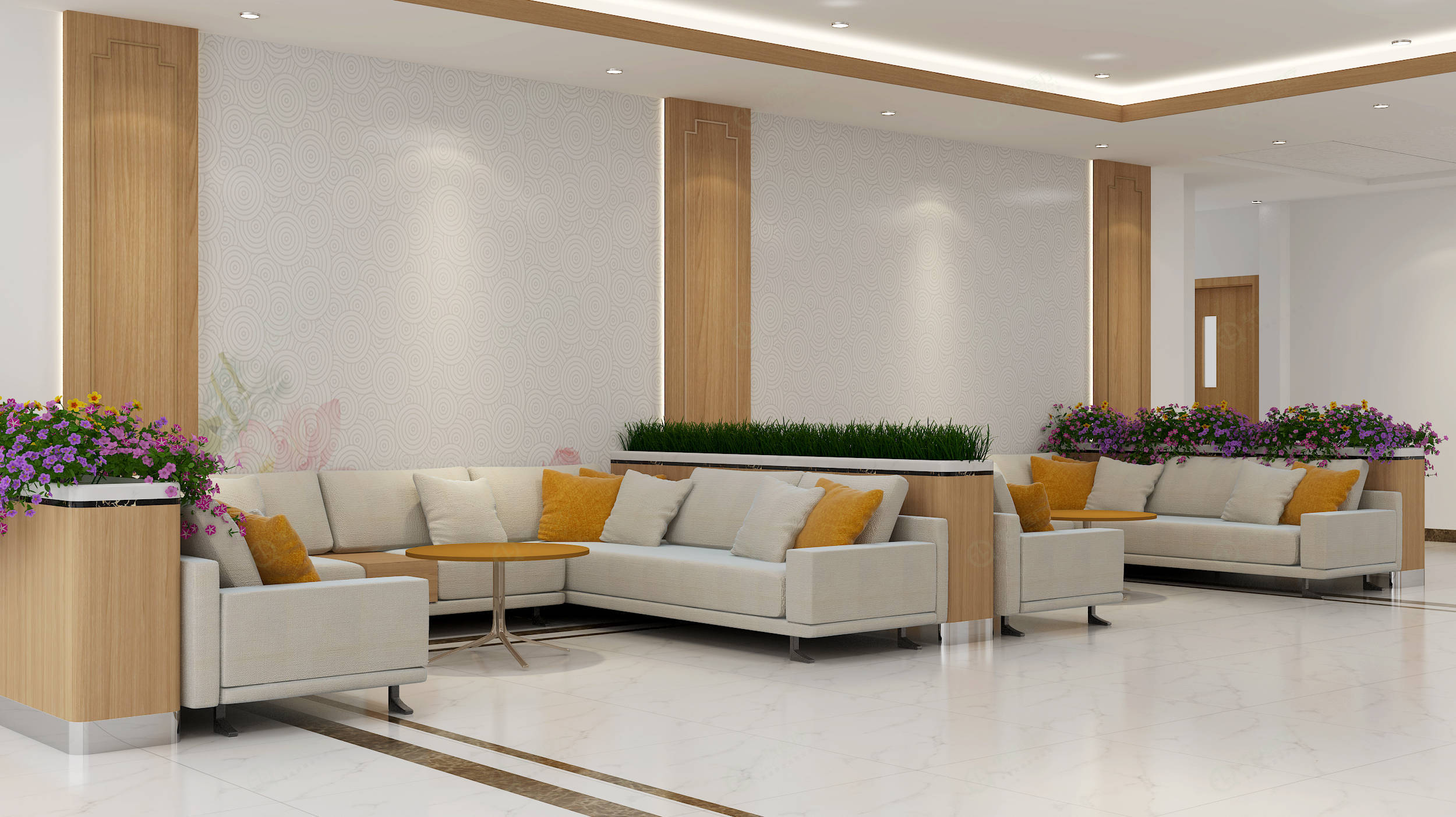 新型医院候诊区沙发椅_患者_医疗_设计