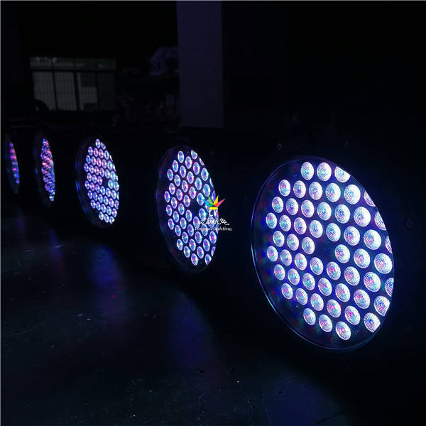par 64 led帕灯作用 系列 背面 54颗防水防雨ip65专业全彩演出led舞台