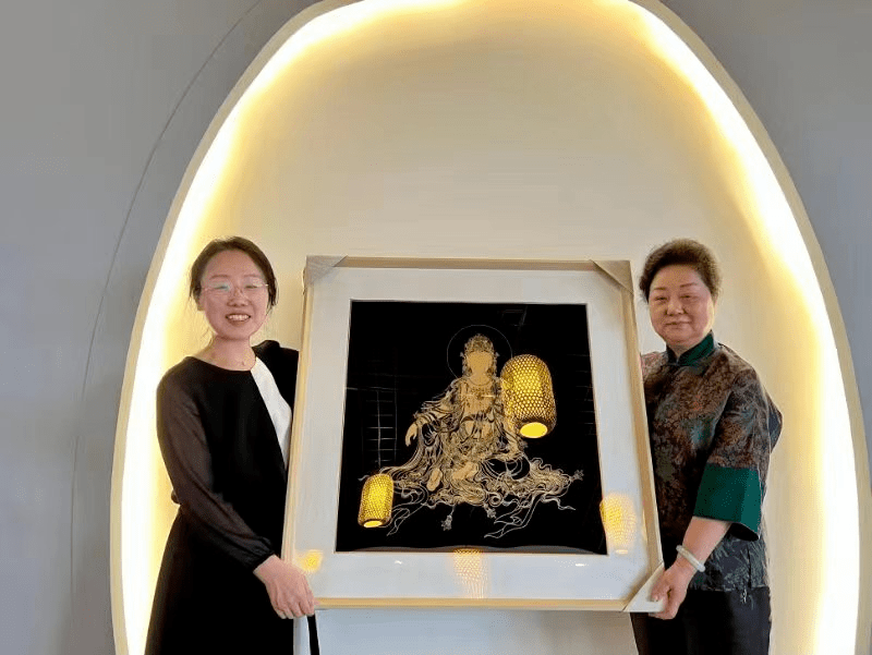 世界非遗传承人李东方入驻霍king北京创新中心_敦煌莫高窟_珂罗版