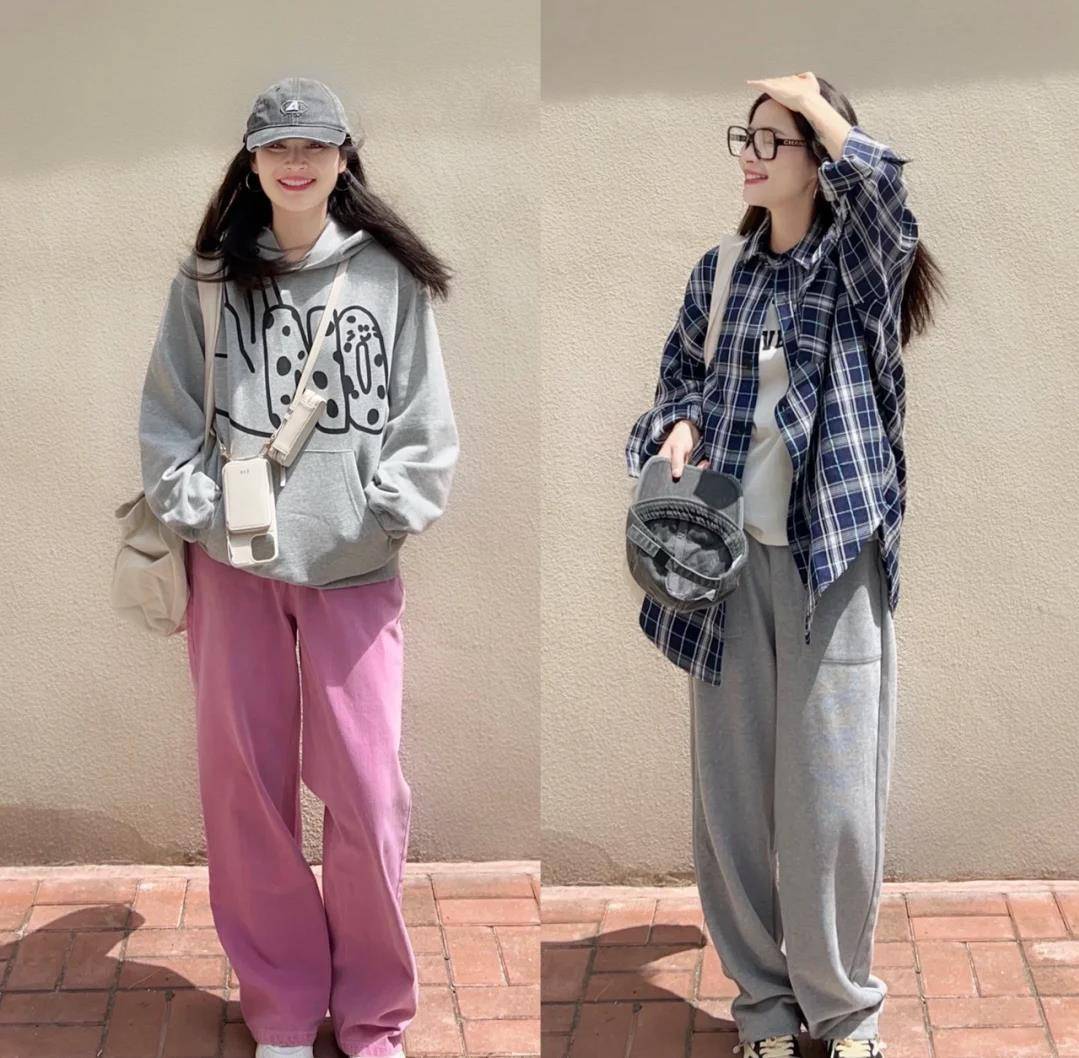 好喜欢秋天,慵懒随性的休闲风穿搭,才是时髦精的心头好