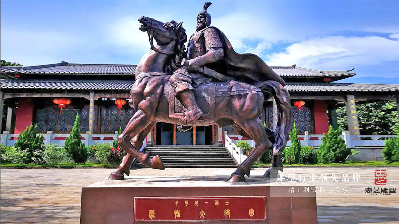 秦朝名将——铸铜大将军蒙恬人物雕塑_秦始皇_蒙毅_齐国