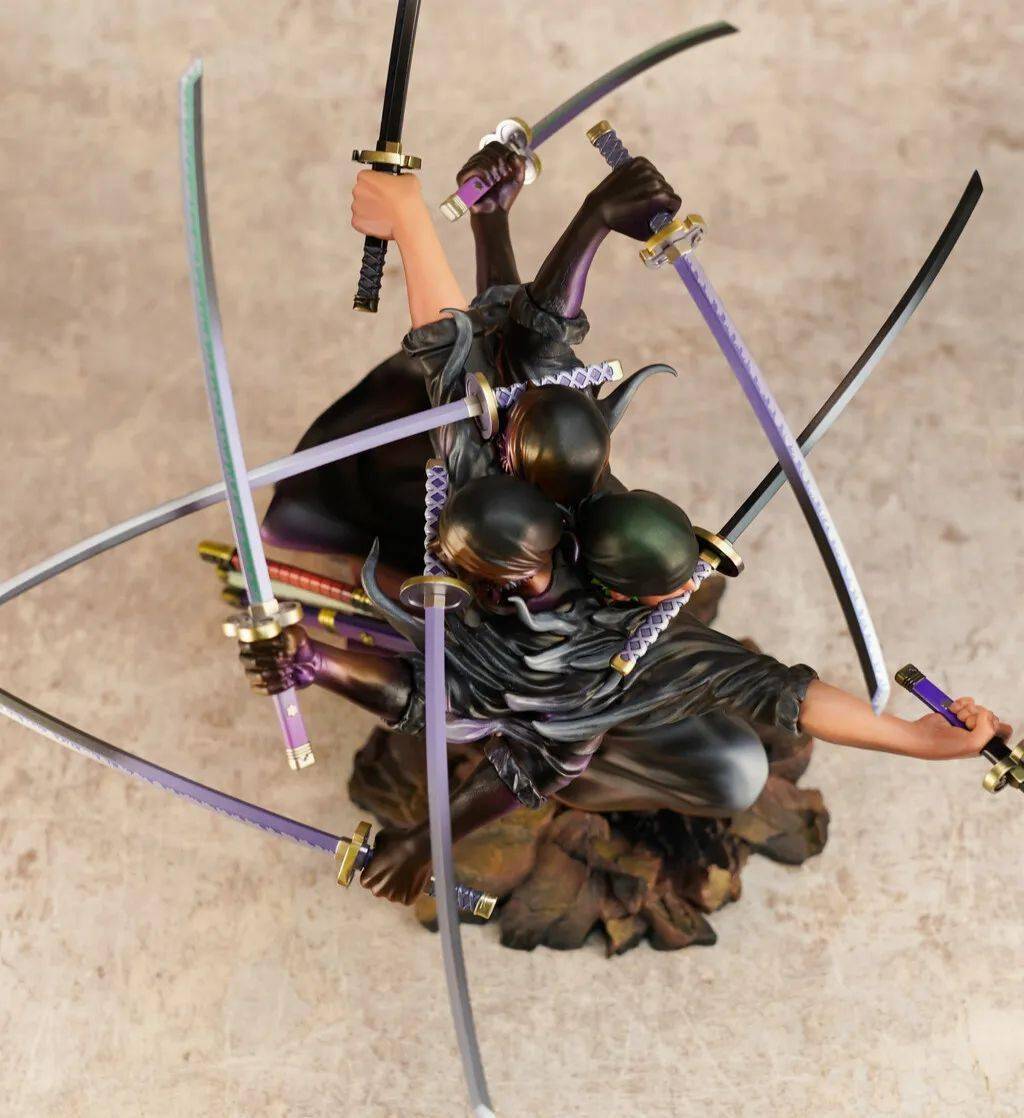 o.p maxi索隆·鬼气九刀流·阿修罗手办现货上市,海量高清图!