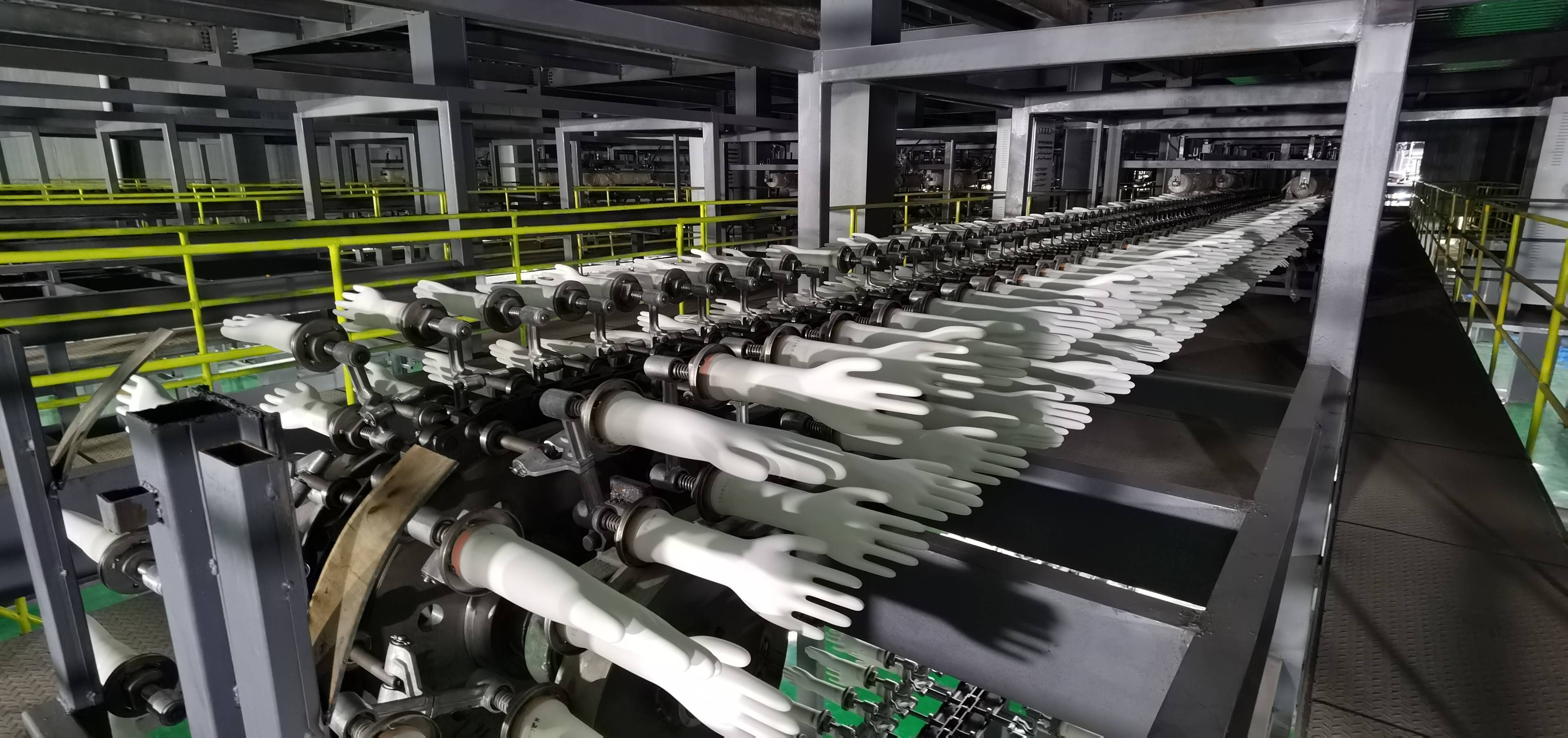 采用先进的手套生产工艺,设备结构