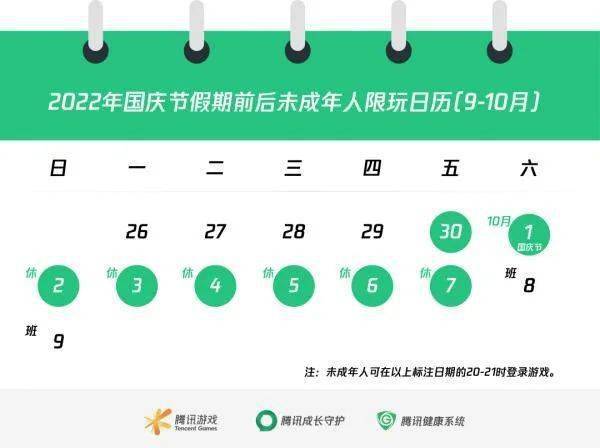 每天最多1 小时！国庆假期未成年人游戏限玩通知来了