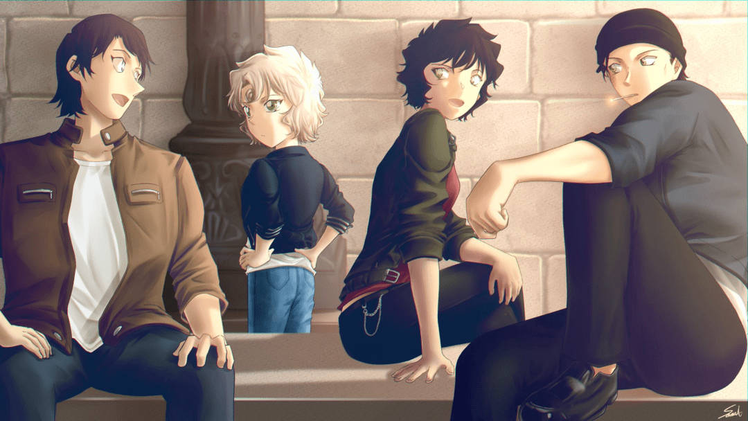 柯南壁纸|赤井一家!_主题_什么_twi