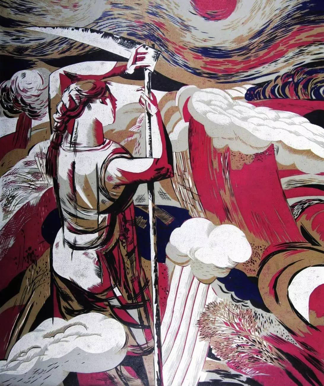 季世成版画作品_绝版_套色_全国