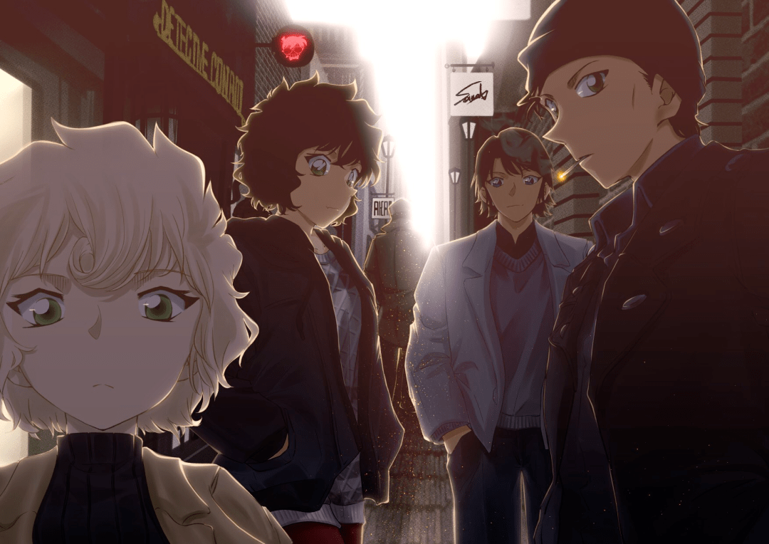 柯南壁纸|赤井一家!_主题_什么_twi