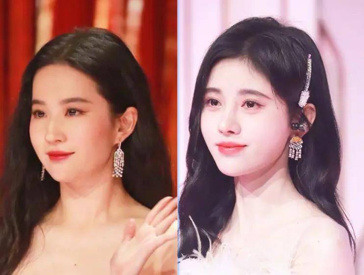 鞠婧祎和刘亦菲同框,在镜头前好像自带滤镜,皮肤白皙让人羡慕_质疑