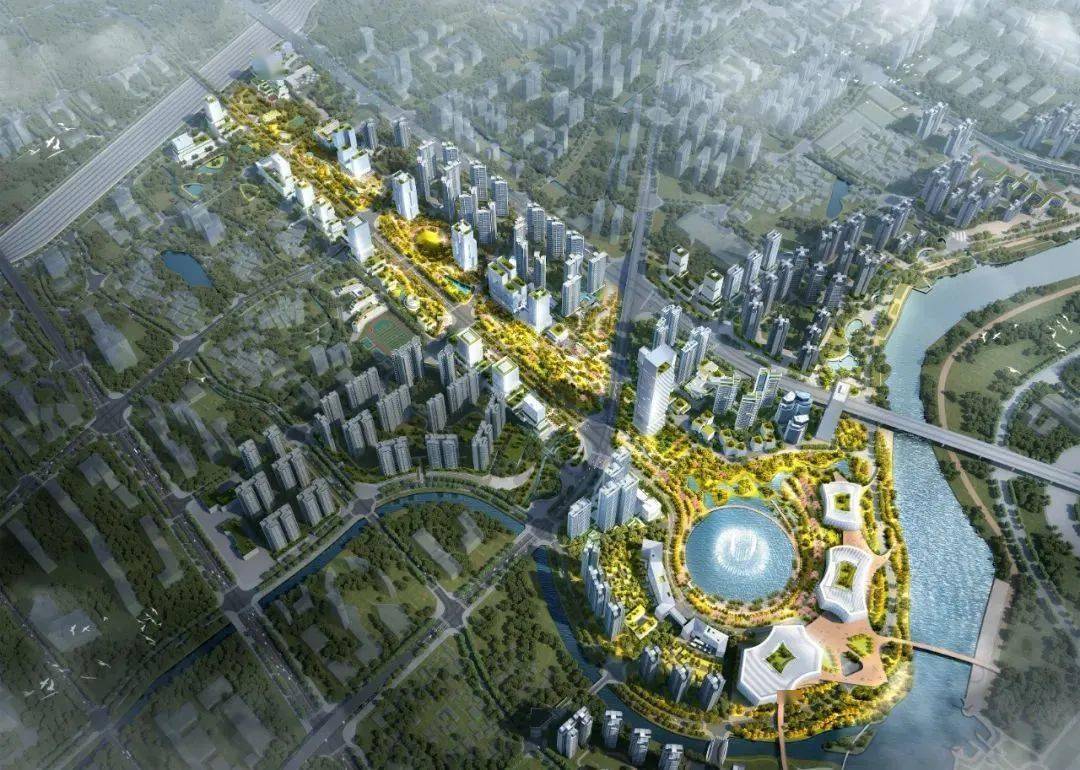 千灯湖中轴航拍图图源:南海旅游凭借顶尖的产业高度和城市封面级的