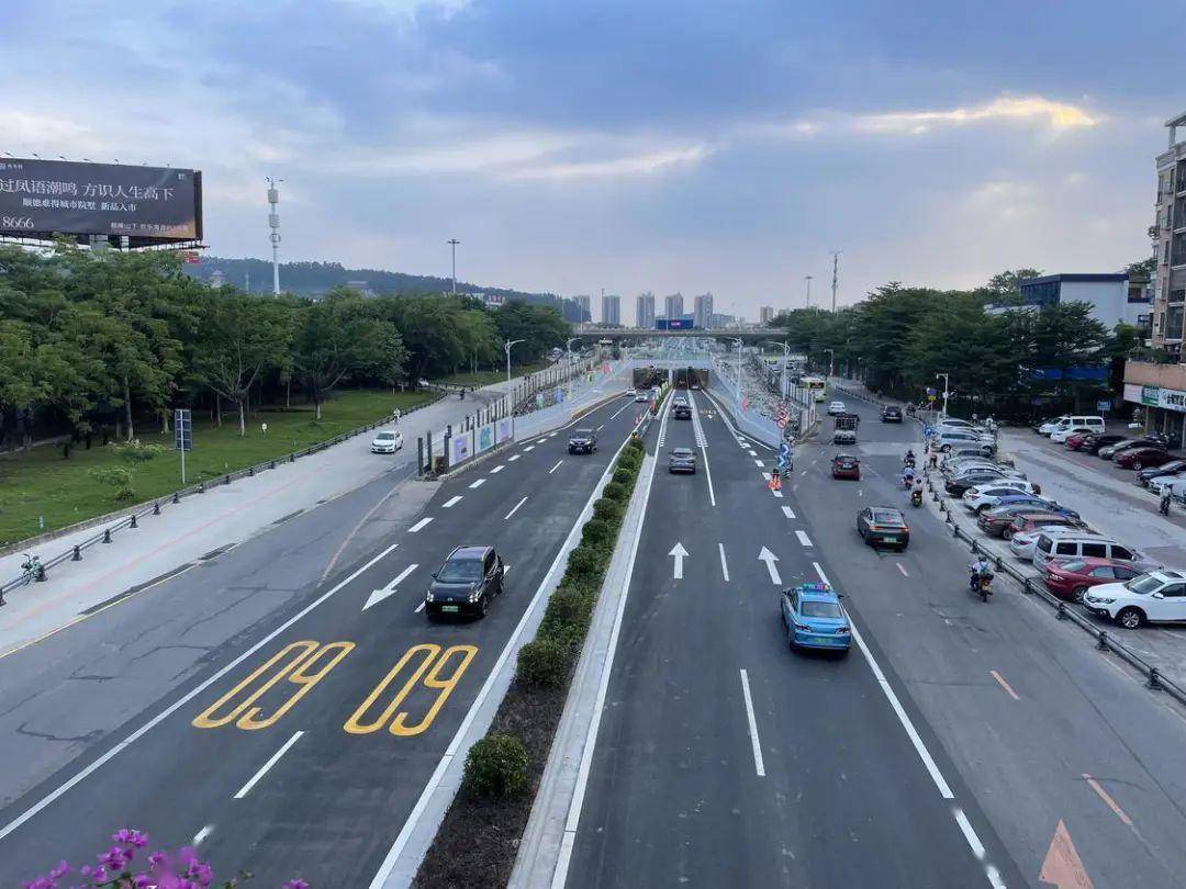 佛山这条隧道主线通车啦_南国_改造_德胜西路