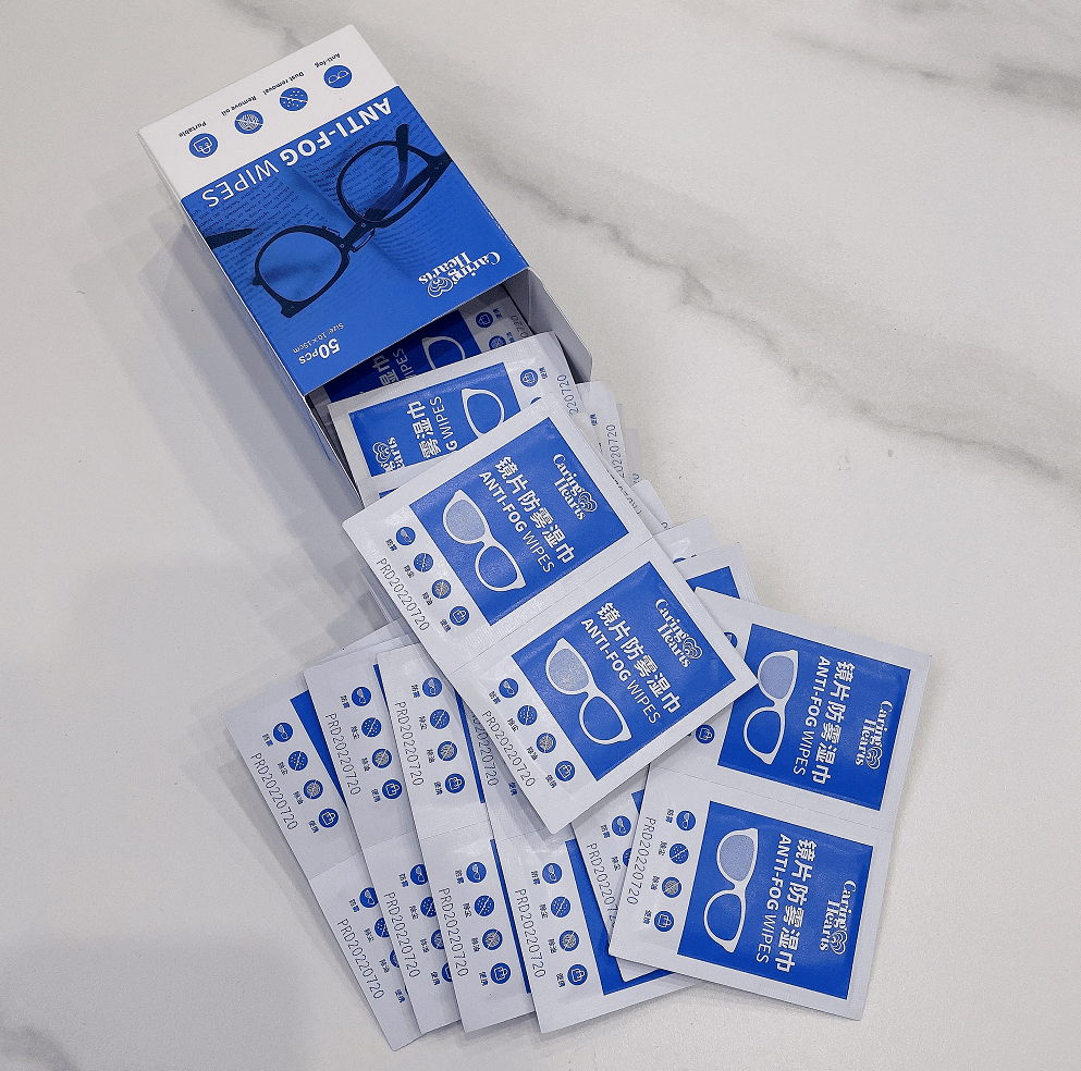 【澳洲caring hearts眼镜清洁湿巾】眼镜党必备,2盒到手足足100片,仅