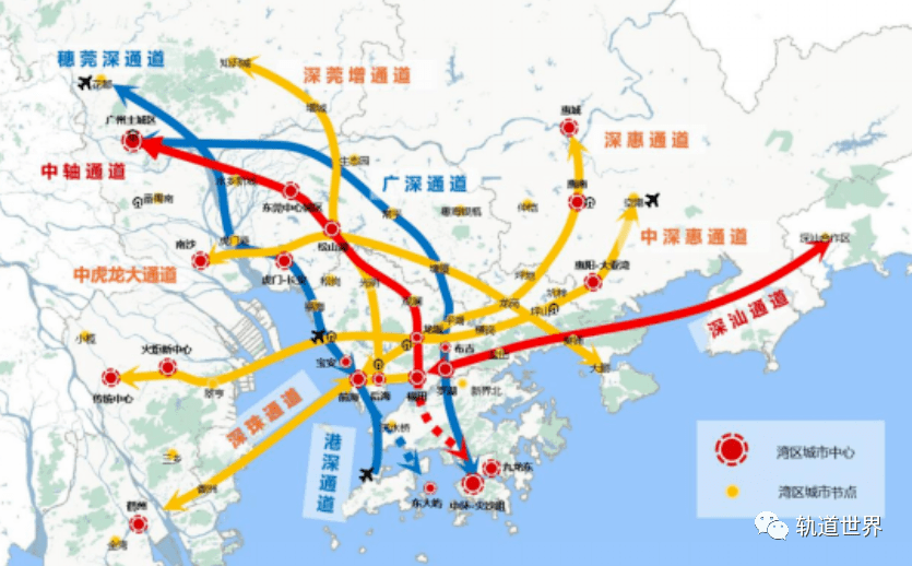 深圳福田中心与广州天河中心快速联系的城际铁路,是强化广深双城联动