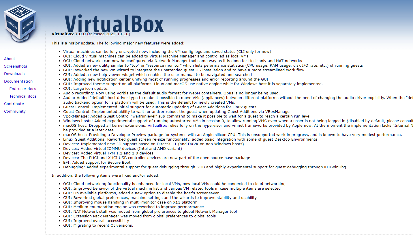 Virtualbox 7 0 guest