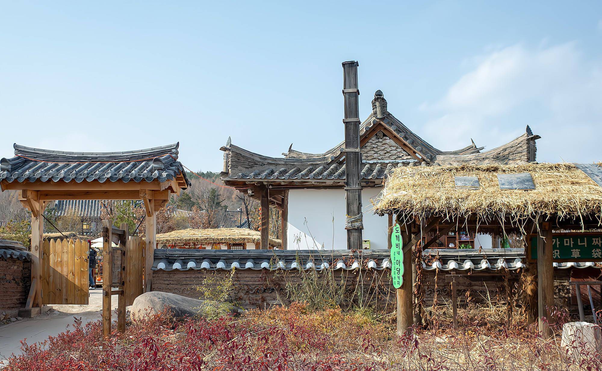 朝鲜族的传统民居图片
