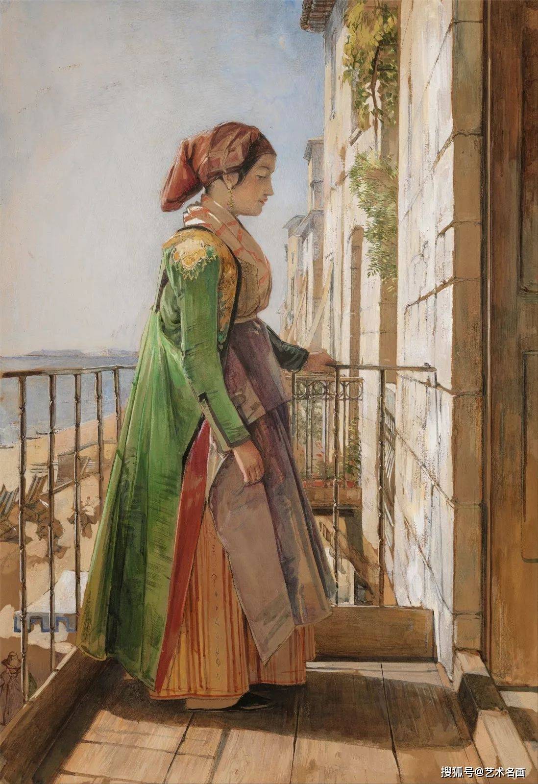 色调要多美有多美人物油画︱艺术家john frederick lewis ra