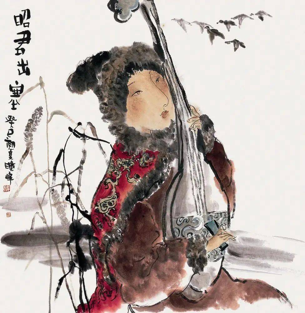 【艺术世界】赵晓峰:峰回路转小写意,畅神纵情仕女图_女士_自然_作品