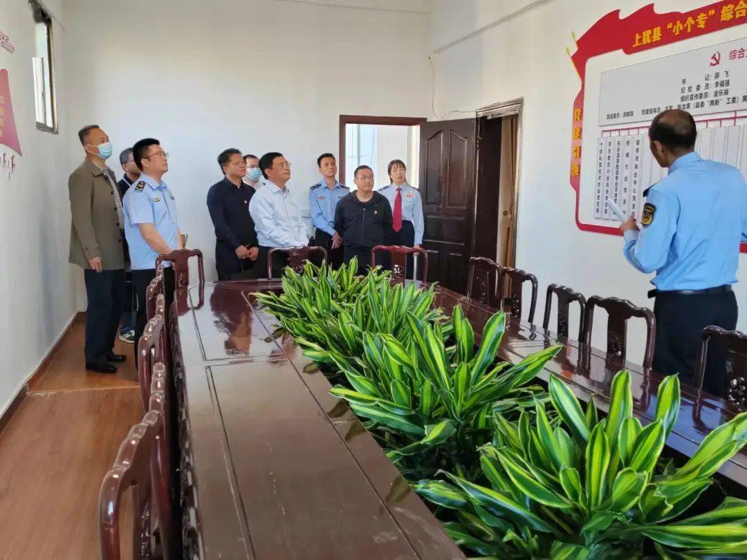 【创建模范机关】赖道德到县市场监管局等部门调研模范机关建设工作