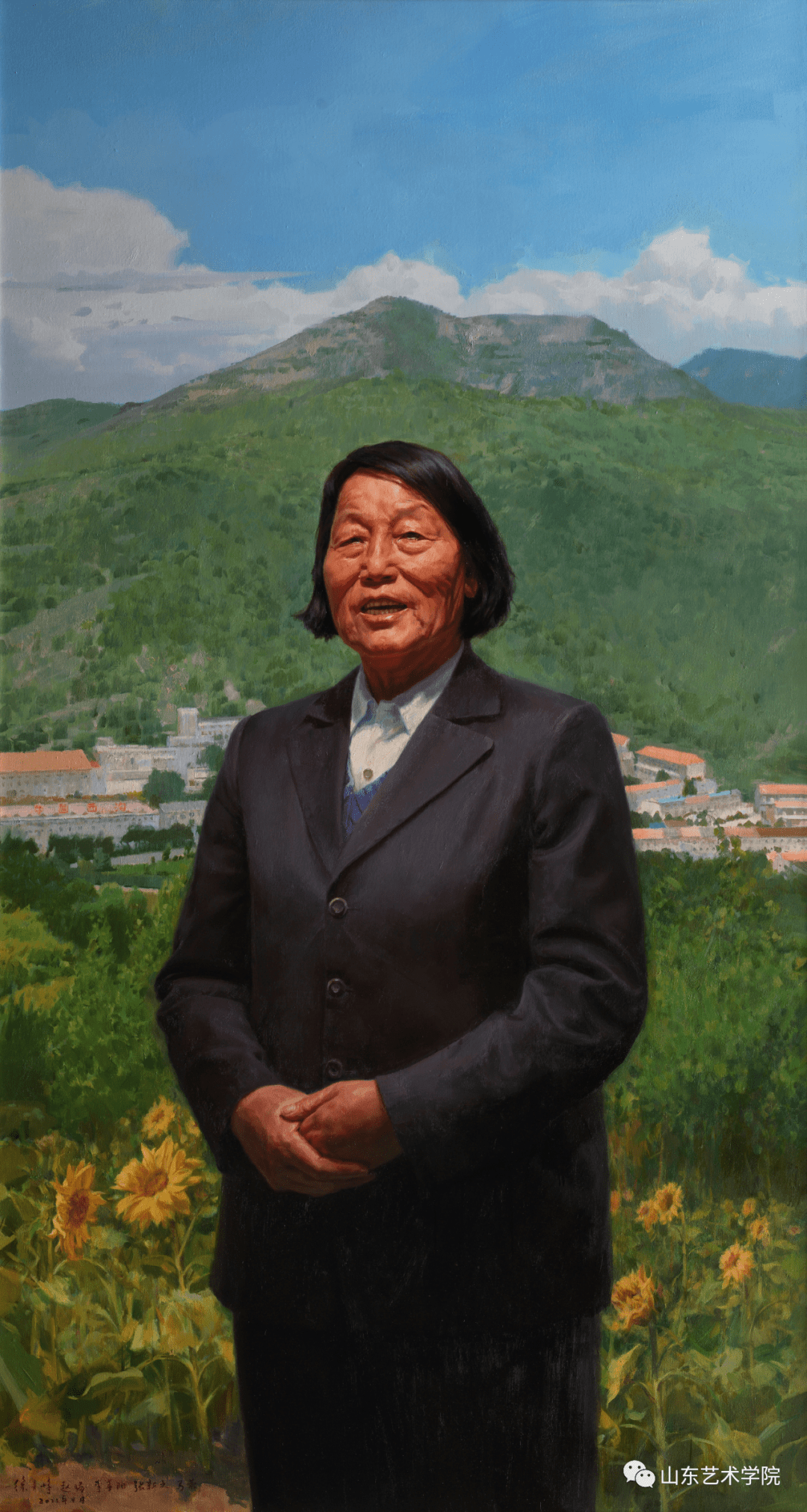 走近油画《"共和国勋章"获得者》_创作_徐青峰_cmx