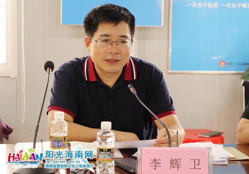 李辉卫调研海南省非遗展示中心项目建设情况