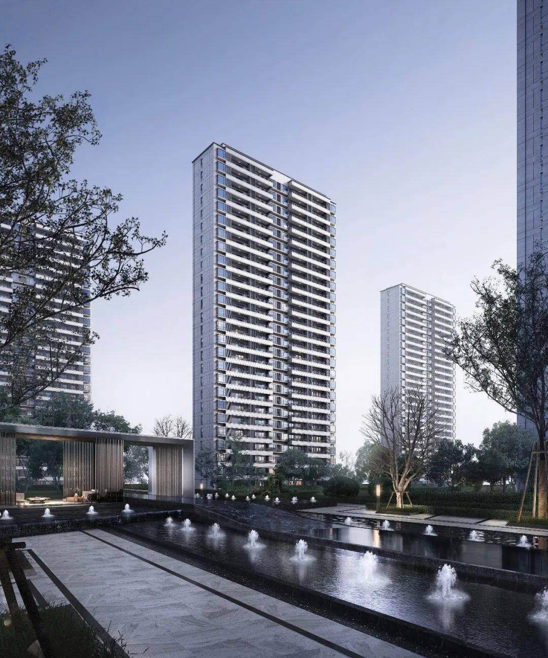 方大设计 | 一府东方韵,九境藏千秋——南昌金茂望悦湖_建筑_大道