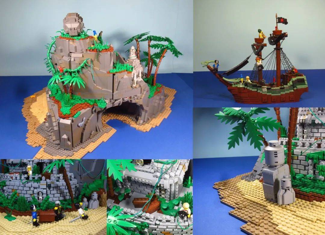 deus otiosus为我们提供了一个美妙的乐高海盗岛的场景.