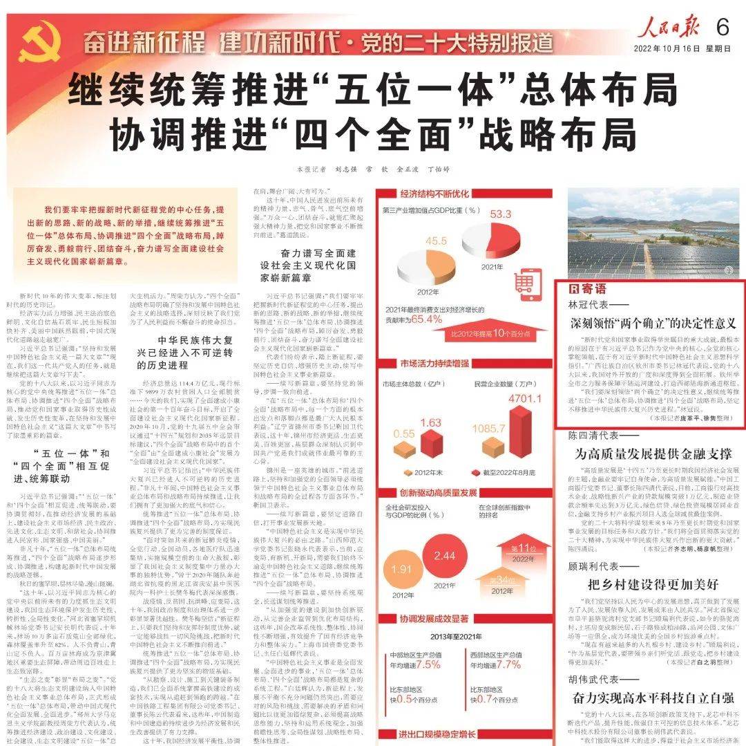 林冠代表:深刻领悟“两个确立”的决定性意义_钦州市_慰问_习近平