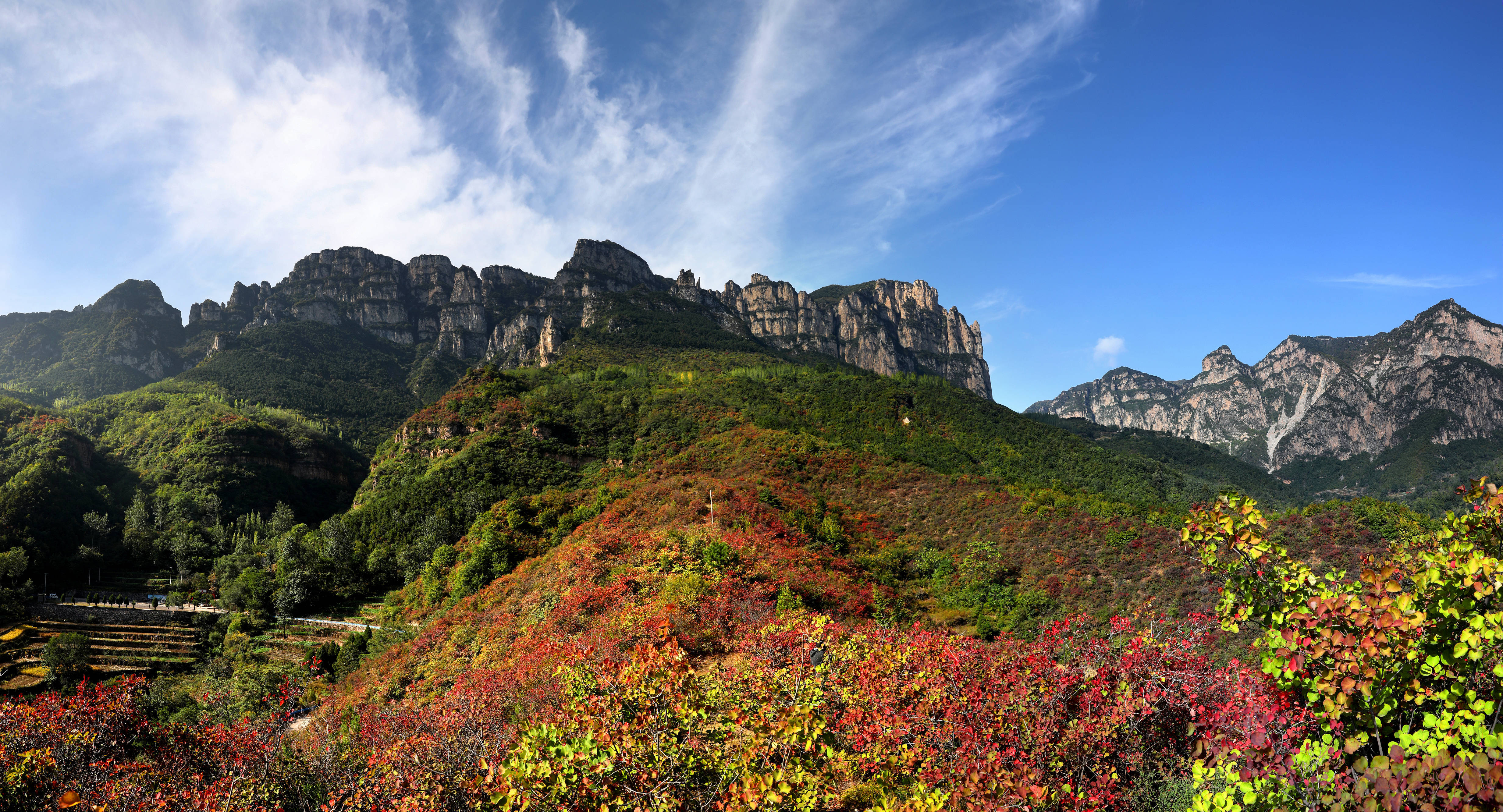 河南太行山风景区图片