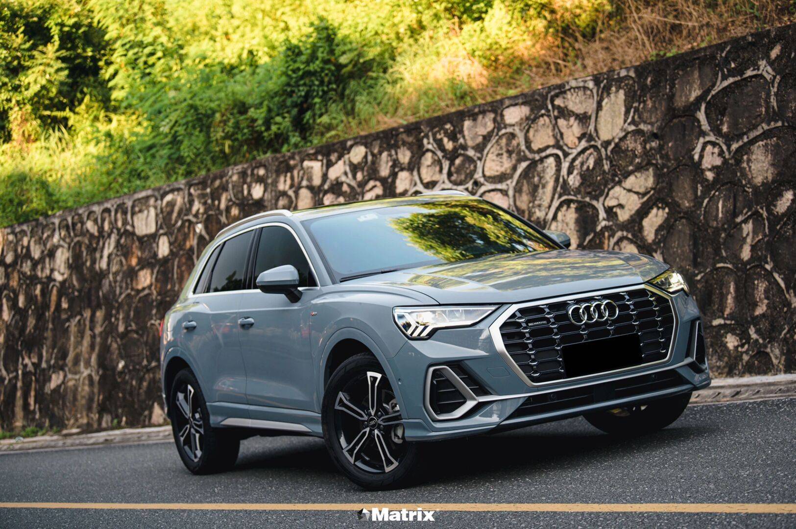 奥迪q3矩阵matrix改色膜北极灰,陶瓷深邃灰_肩并肩_时尚_潮流