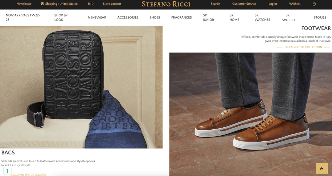 意大利奢侈男装品牌 stefano ricci 预计2022销售额增长20%至1.