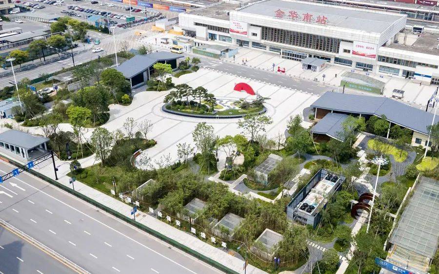 金华南站广场景观设计获中国风景园林学会科学技术奖_项目_设计奖