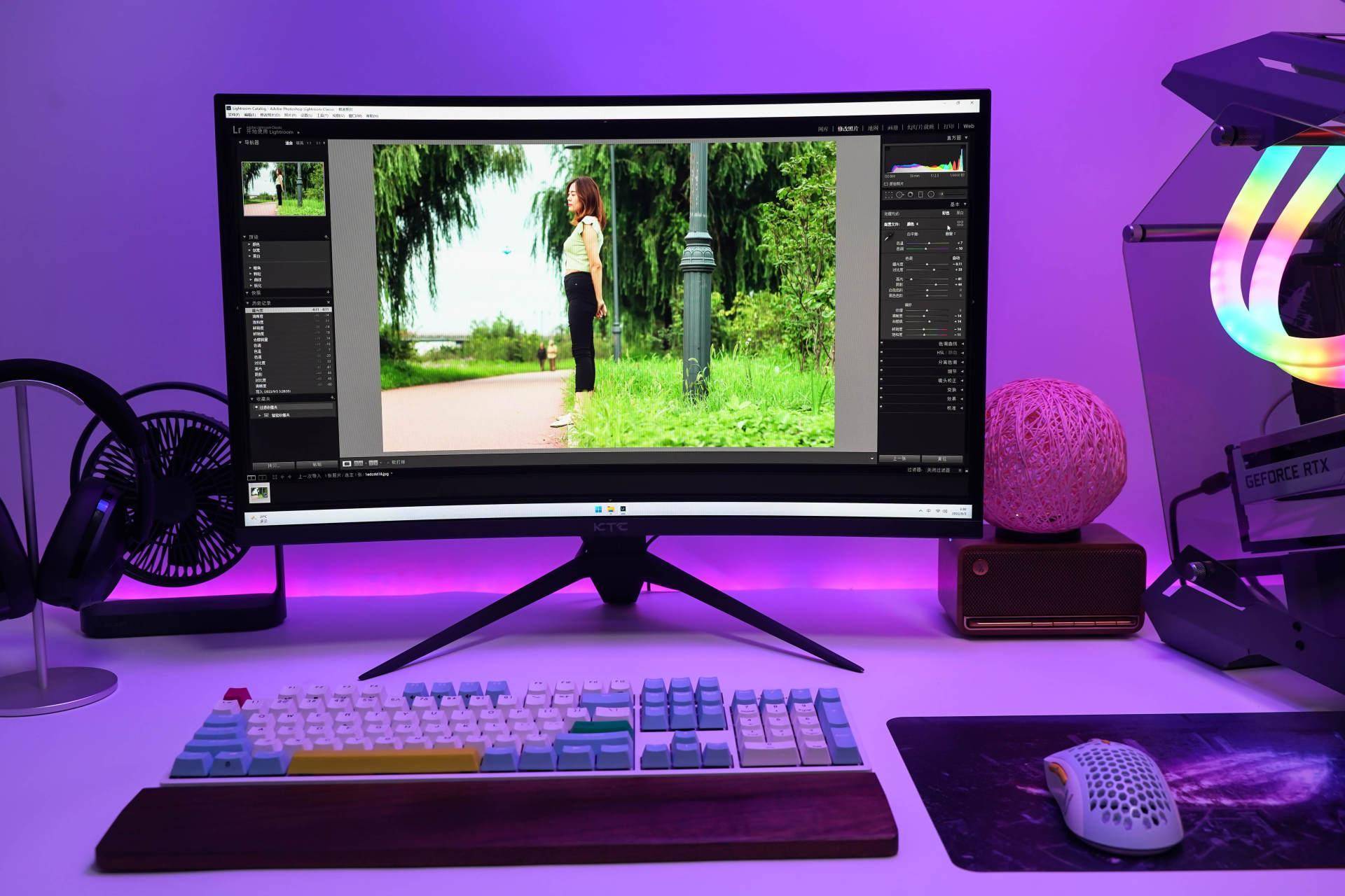 不到千元的ktc h27s12性价比超高_显示器_游戏_支架