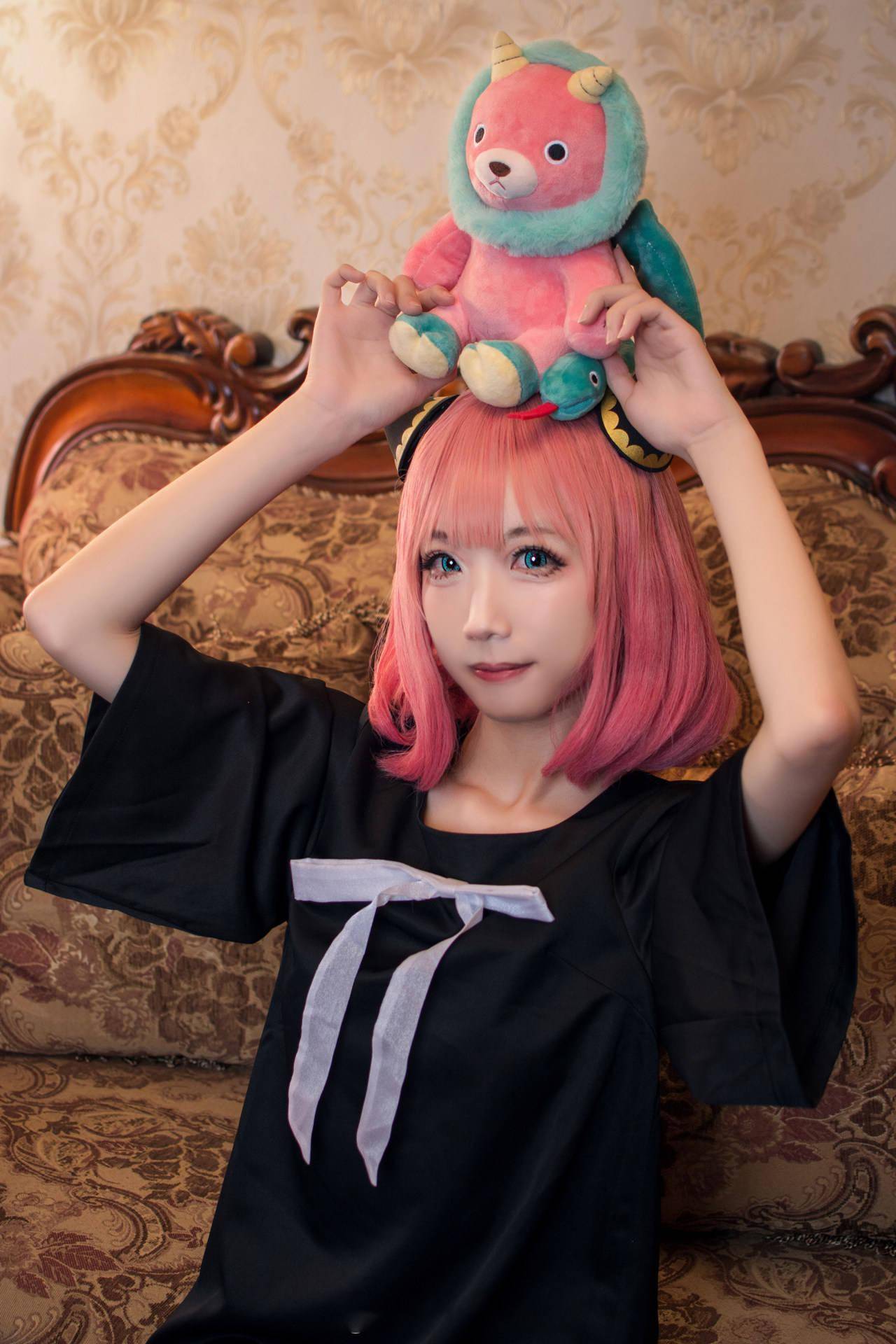 《间谍过家家》阿尼亚cosplay_安凉_正片_图片