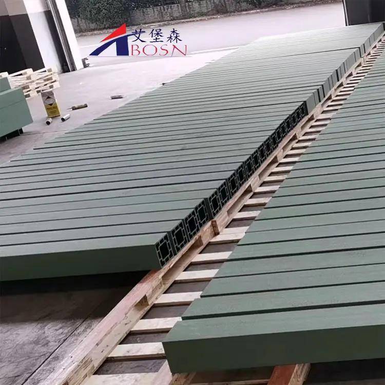 纤维(ps)增强母体树脂(pe)的连续结构共混物,塑料轨枕挤出合适比例,不