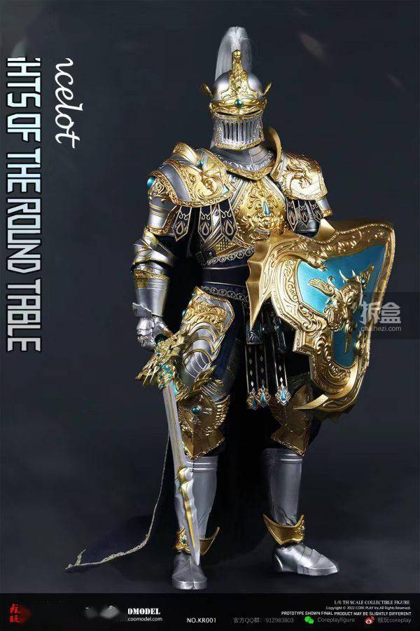 coreplay核玩 幻想大陆十二圆桌骑士兰斯洛特 1/6合金人偶
