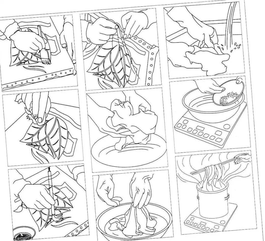 盘点传承千年的面料手工染色工艺_方法_蜡染_allegra