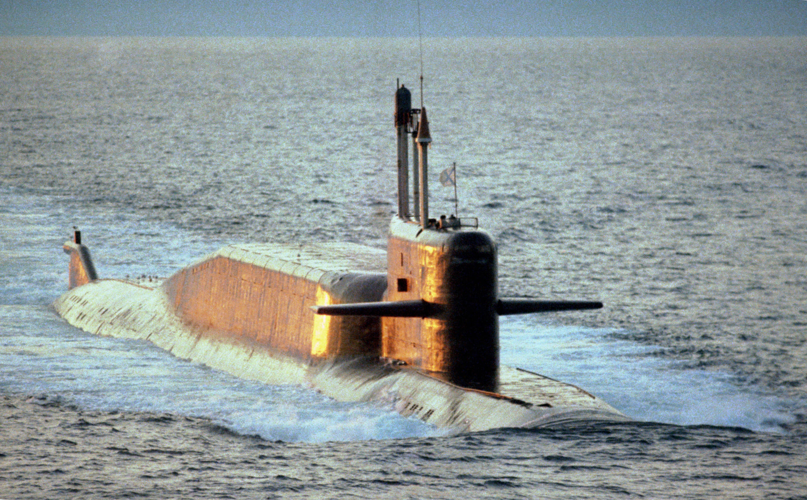 宝刀不老，这艘有着巨大龟背的核潜艇，亮相俄三位一体战略核演习