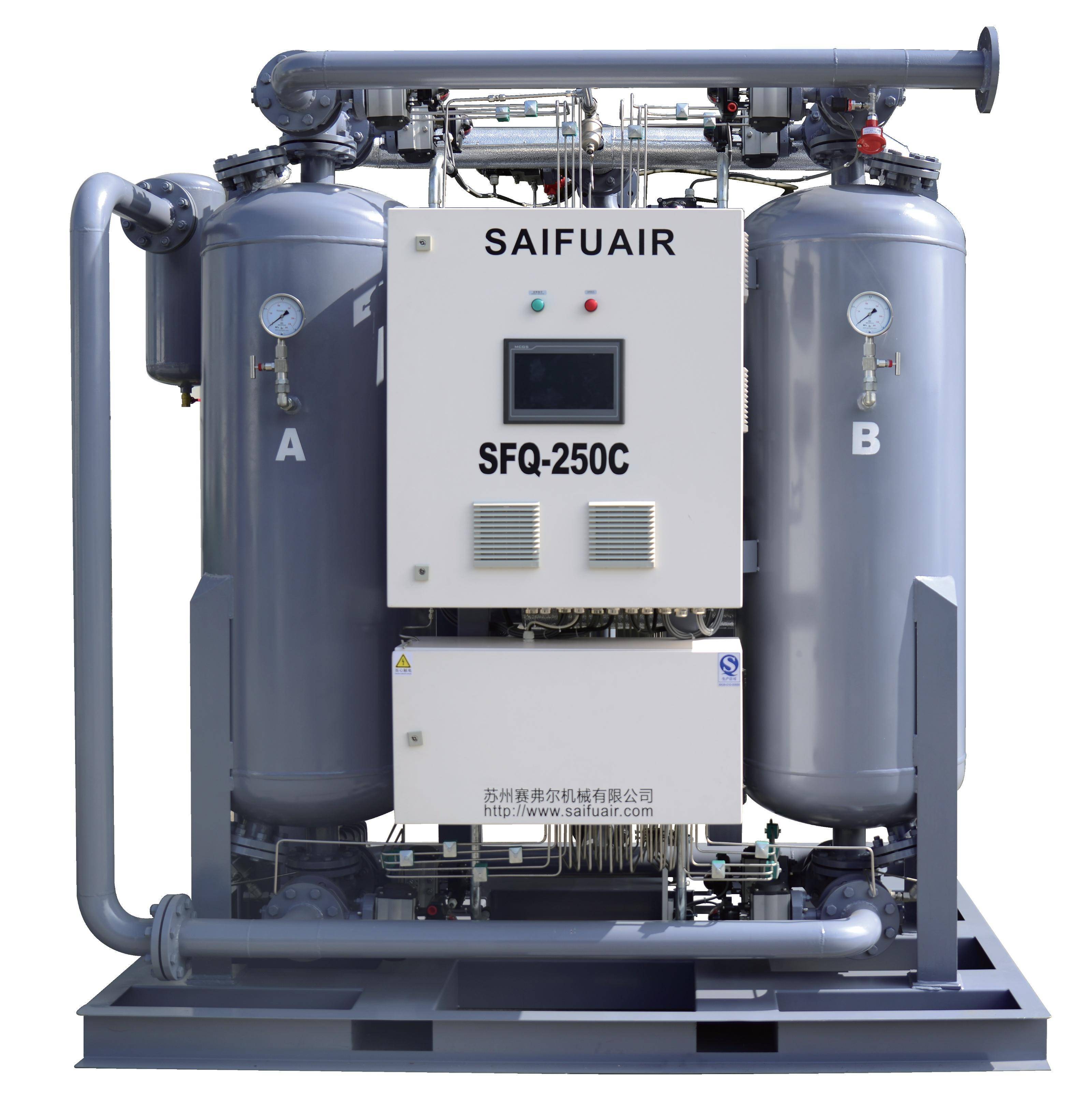 为什么选择零耗气压缩热再生吸附式干燥机?_空气_杂质_冷冻