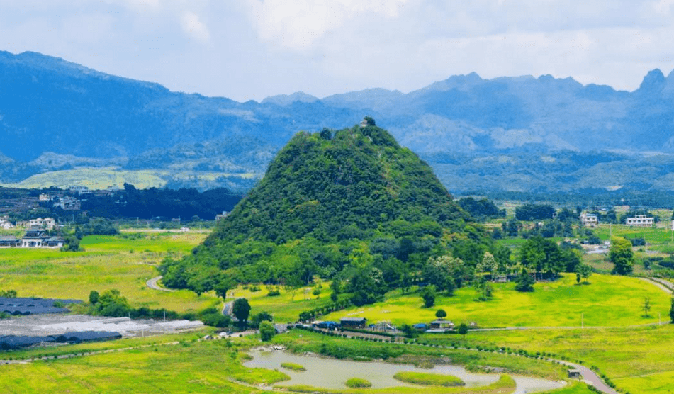 独山晓翠-独秀峰俊美雄奇_独山县_景区_景观