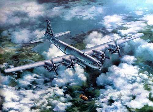 国土防空第一战，中国空军在长江口击落美军B-29轰炸机