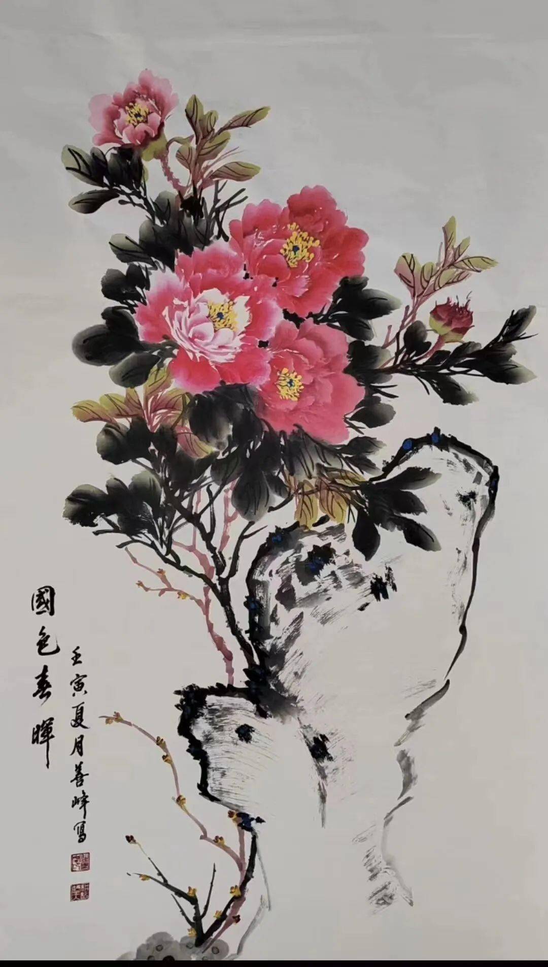 邀上好朋友书法家吴铎一起去见画家纪怀华