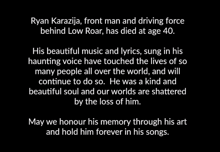 Low Roar乐队主唱去世，作品曾被《死亡搁浅》用作配乐