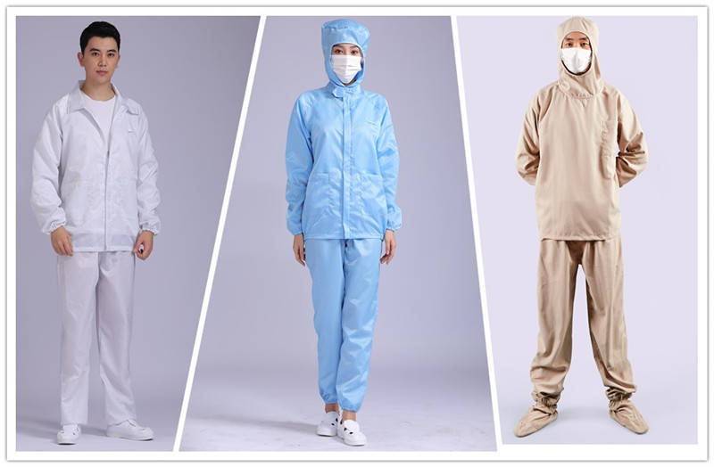 电子厂无尘服有什么样式的?_防尘_连体_车间