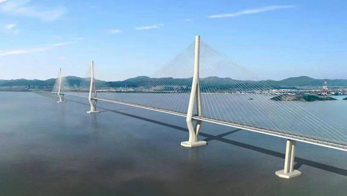 宁波舟山港六横公路大桥二期工程开工