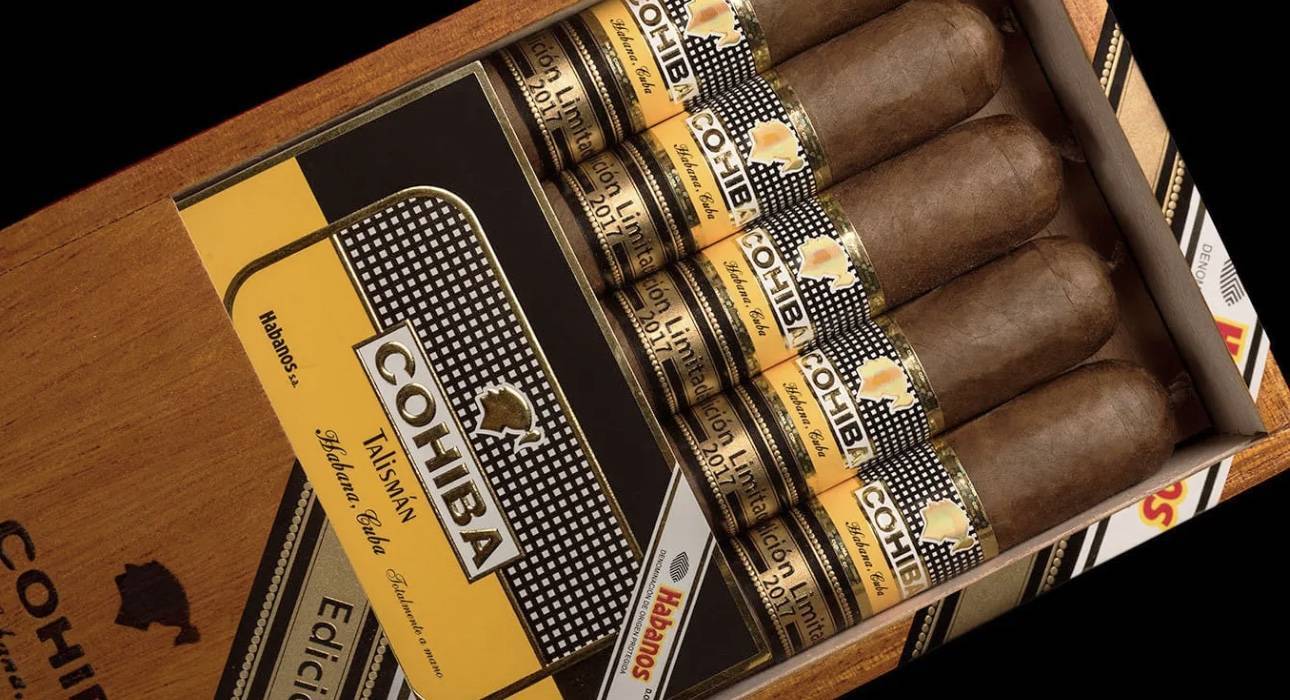 古巴的高希霸限量版雪茄_烟草_手工_自然