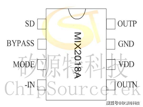 贴片mix2018A电路图图片