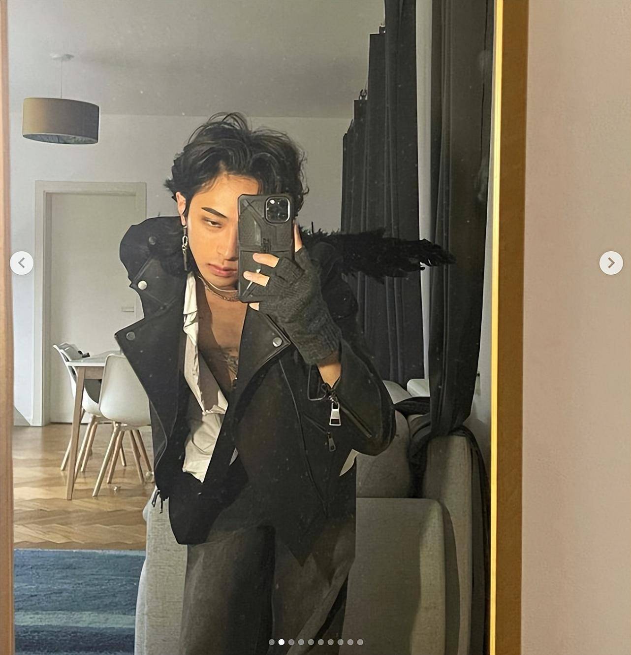 伊能静儿子晒万圣节造型,男装帅气女装妩媚,风格不一像两个人_哈利