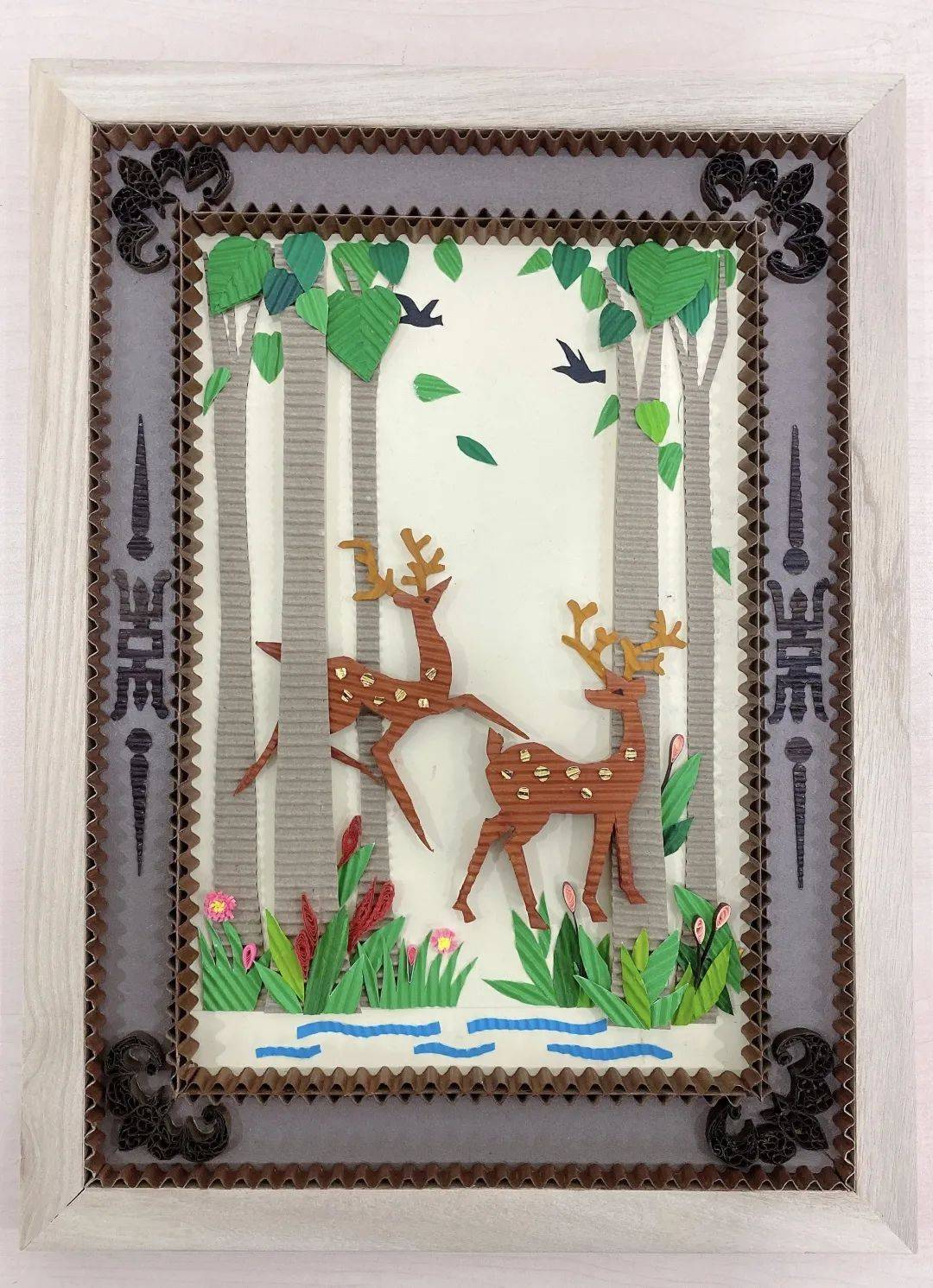 在普陀,利乐包,瓦楞纸竟能"变身"艺术品_社区_环保_创意