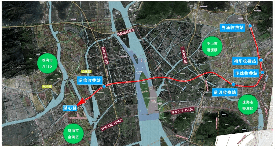 香海大桥正式通车!_珠海_收费_梅华路