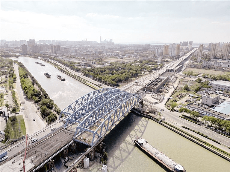 江陵路快速化改造项目最新进展!_施工_交通_吴江